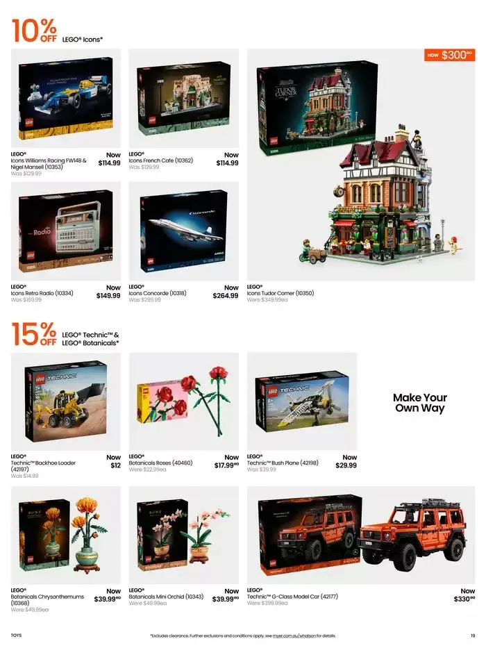 Myer Toy Sale - Catalogue valid from 8 April to 27 April 2025 - page 19
