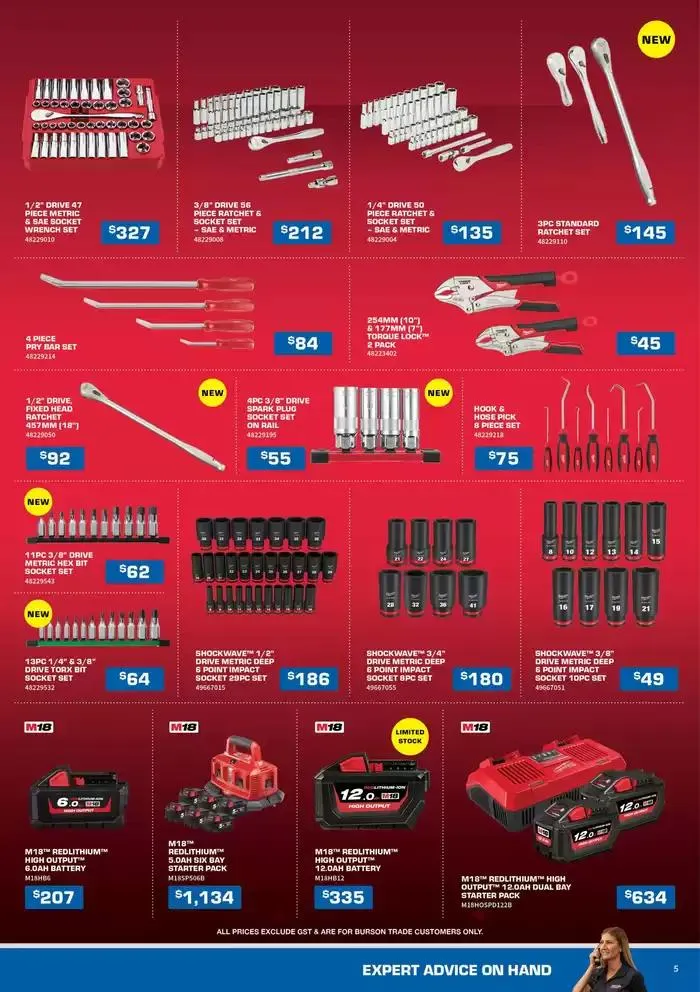  Milwaukee 5 Day Sale - Catalogue valid from 14 October to 18 October 2024 - page 5