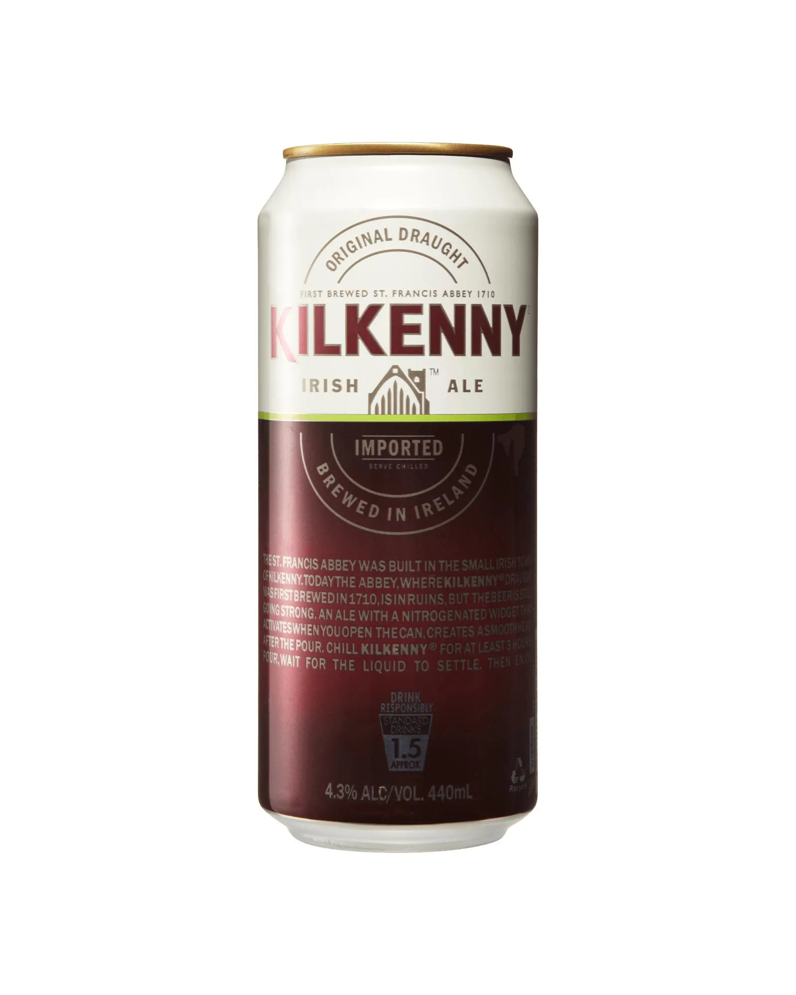 Kilkenny Irish Ale Can 24X440ML