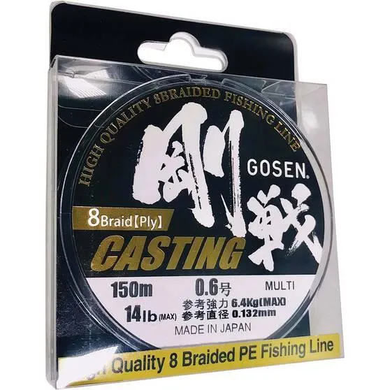 Gosen W8 Casting Braid Line Multi 150m