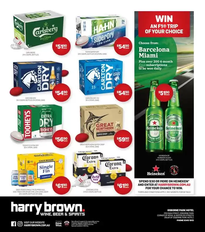 Kick Off The Footy Season at Harry's - Catalogue valid from 5 March to 1 April 2025 - page 12