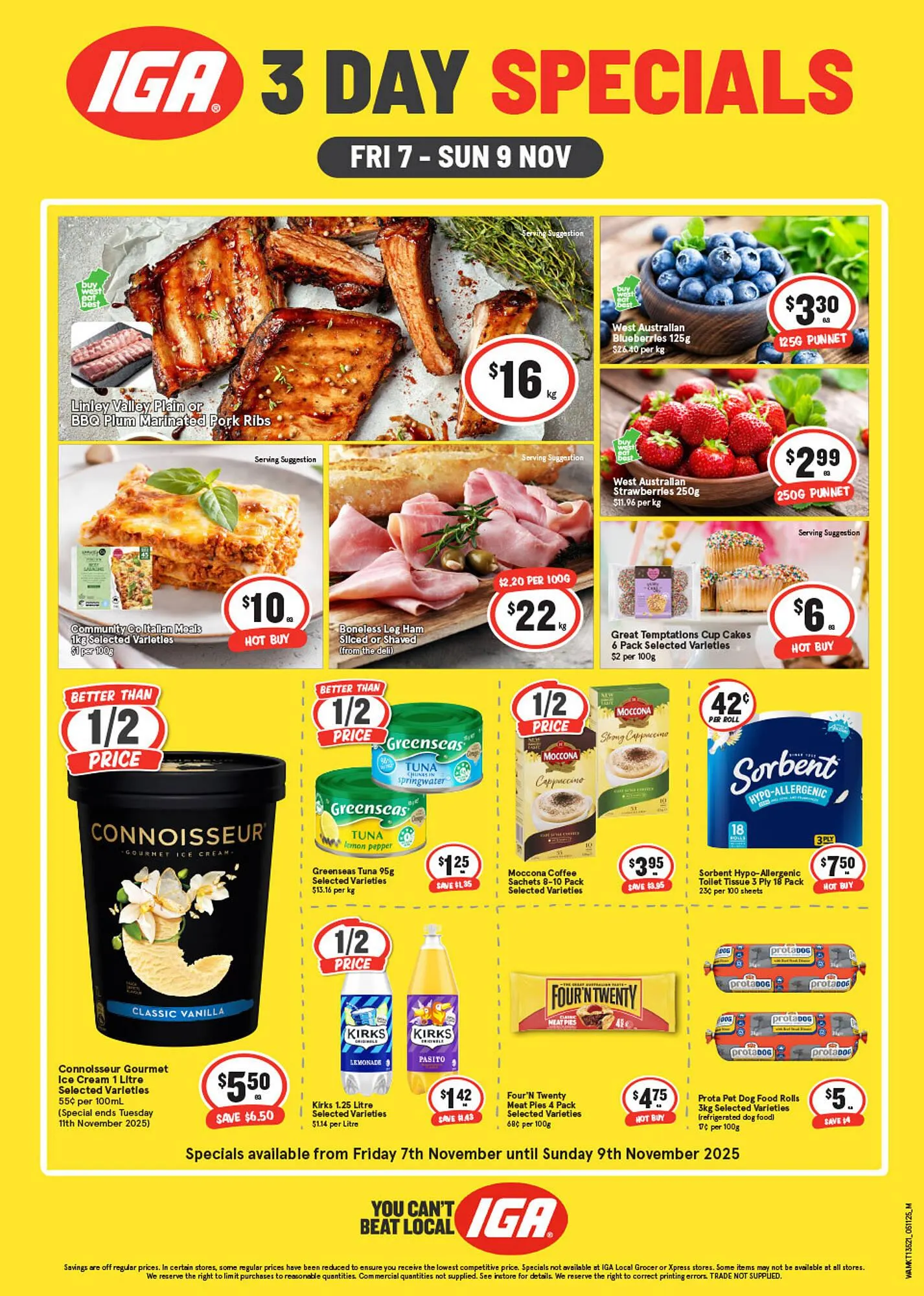 IGA catalogue - Catalogue valid from 7 November to 9 November 2025 - page 1