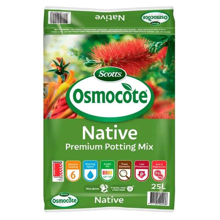 Scotts Osmocote 25L Native Premium Potting Mix