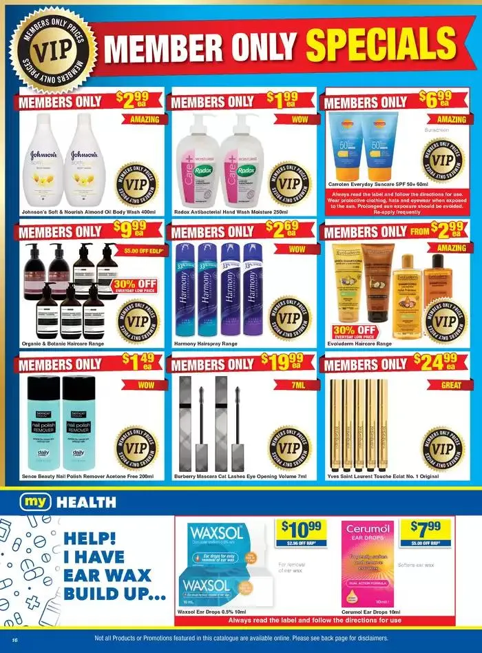 My Chemist Save Like A Champion - Catalogue valid from 27 February to 19 March 2025 - page 16