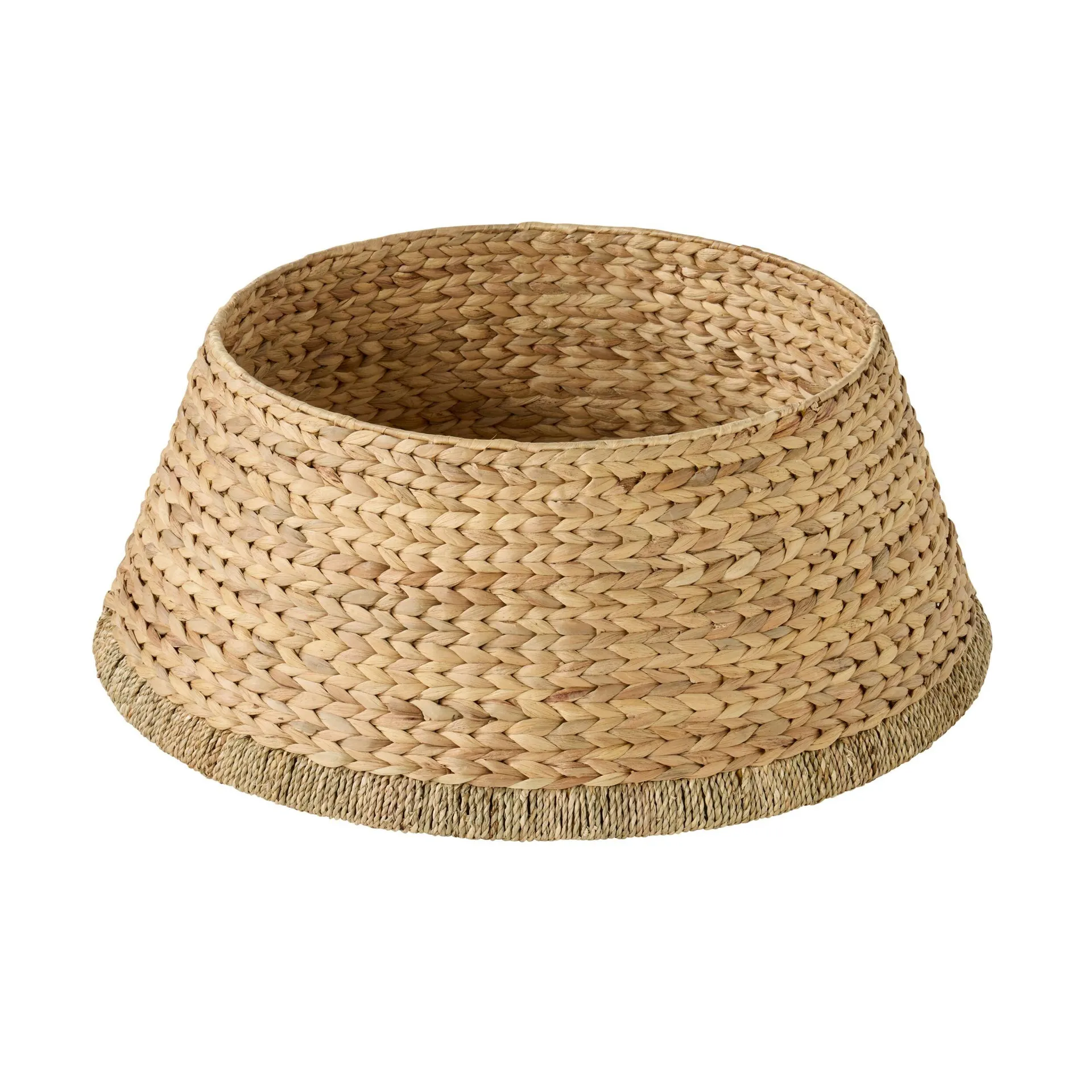 Celeste Woven Border Christmas Tree Skirt