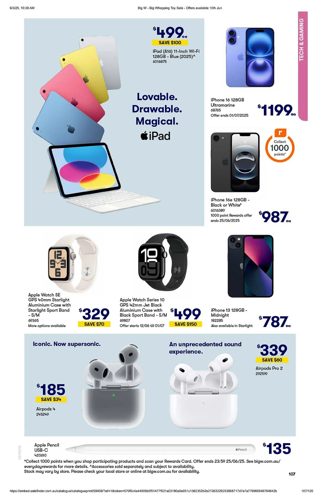 BIG W catalogue - Catalogue valid from 10 June to 9 July 2025 - page 107