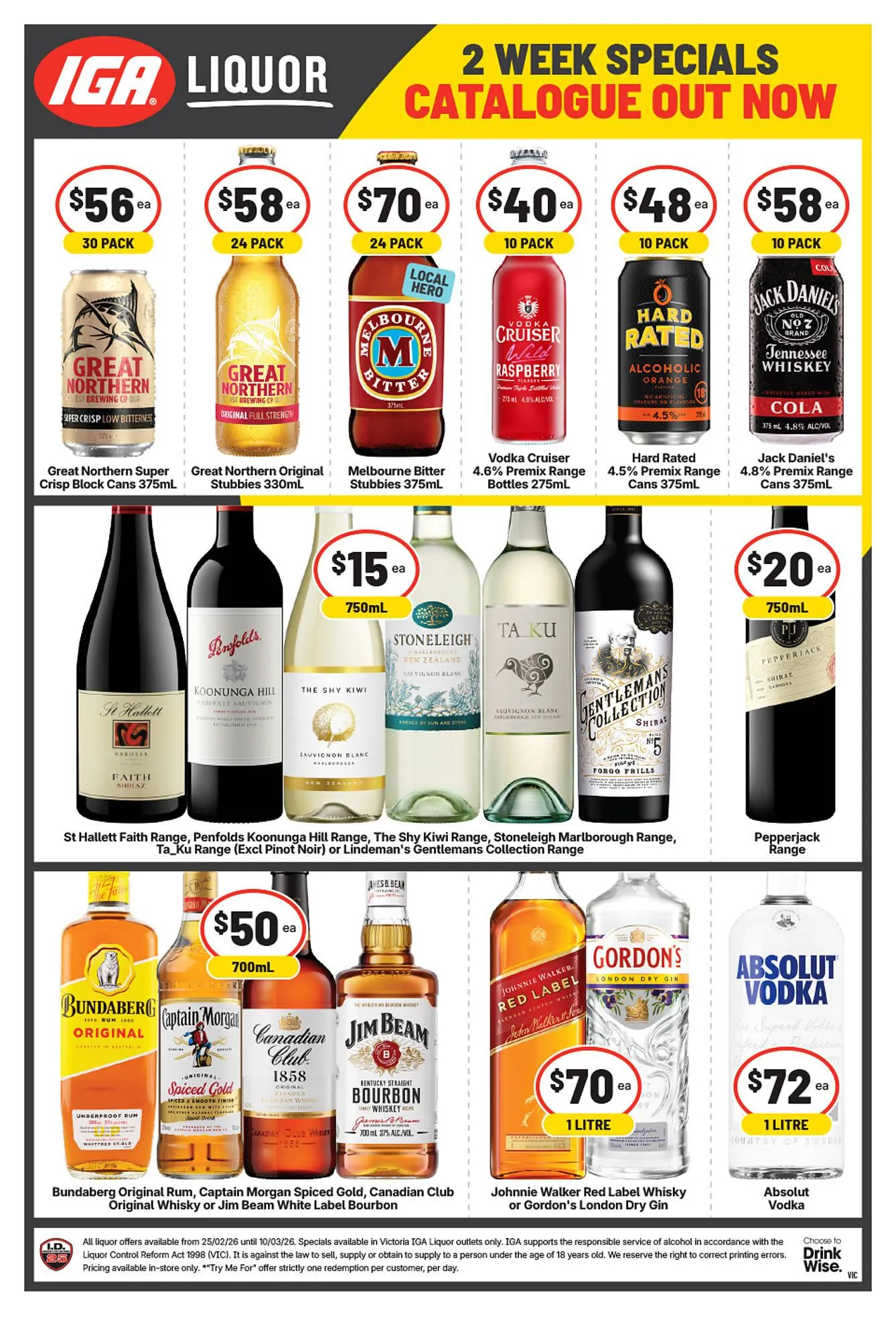 IGA Liquor catalogue - Catalogue valid from 25 February to 10 March 2026 - page 2