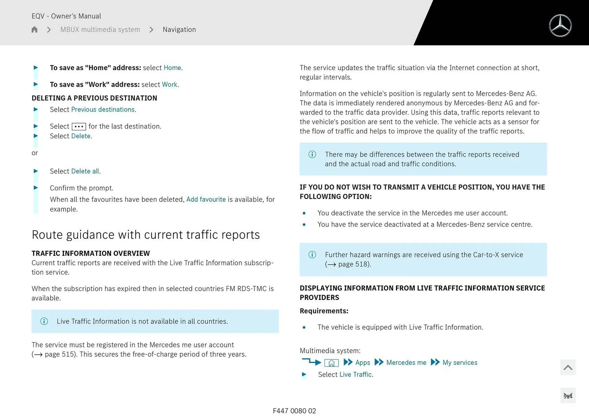Mercedes-Benz catalogue - Catalogue valid from 11 September to 11 September 2025 - page 514