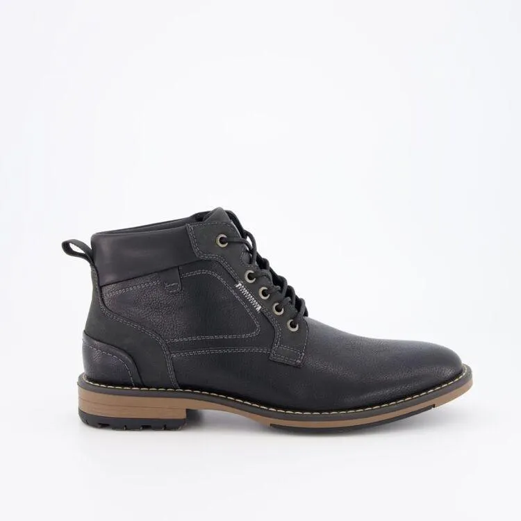 JC Lanyon Men's Niko Lace Up Boot Black
