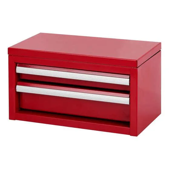 ToolPRO Miniature Tool Chest 2 Drawer Red