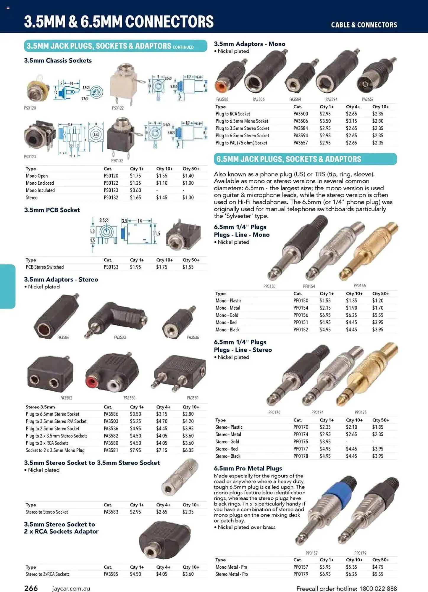 Jaycar Electronics catalogue - Catalogue valid from 8 July to 9 July 2026 - page 266