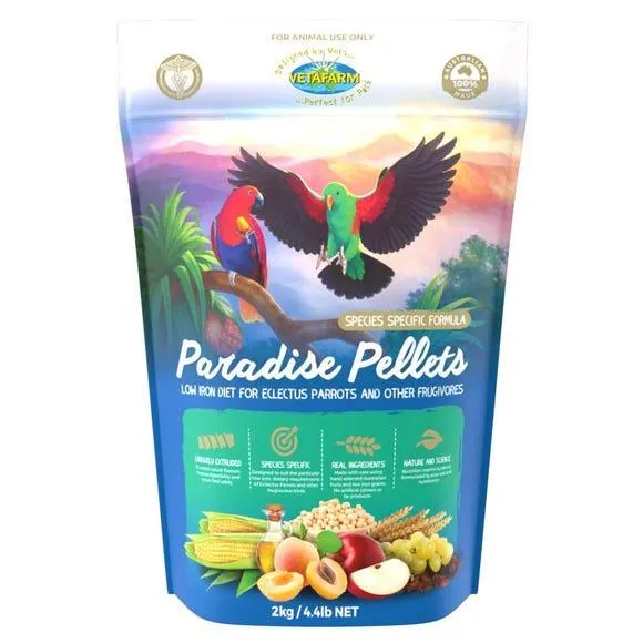 Vetafarm Paradise Pellets 2Kg