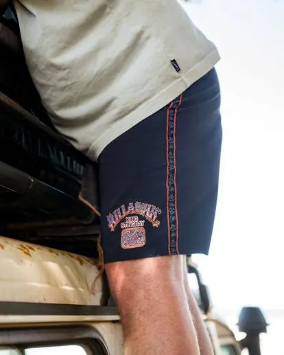 King Stingray Placement Lo Tide Boardshorts