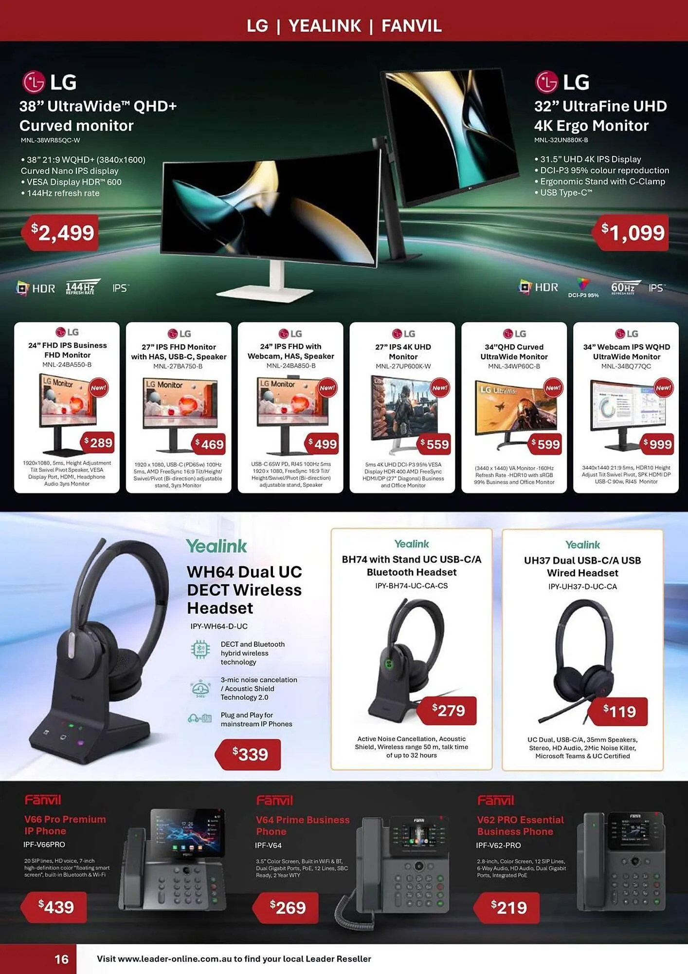 Leader Computers catalogue - Catalogue valid from 1 April to 30 June 2025 - page 16