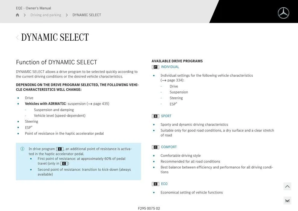 EQE Sedan - Catalogue valid from 11 September to 11 September 2025 - page 331