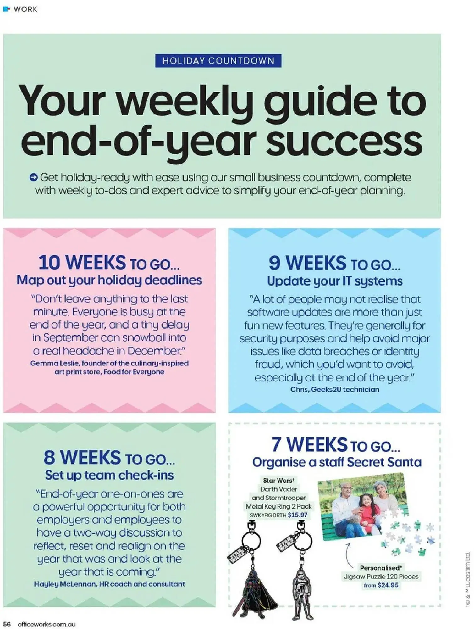 Officeworks catalogue - Catalogue valid from 12 October to 30 January 2026 - page 56