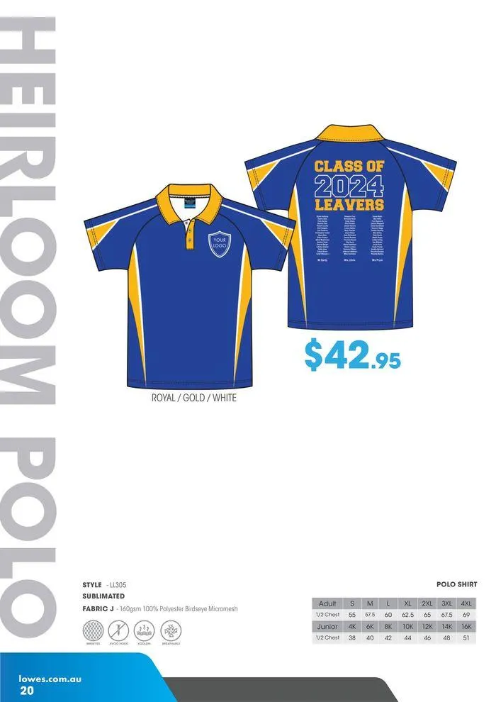 School Leavers 2024 - Catalogue valid from 24 January to 31 December 2024 - page 20