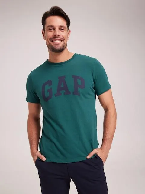 GAP Navy Logo Tee In June Bug