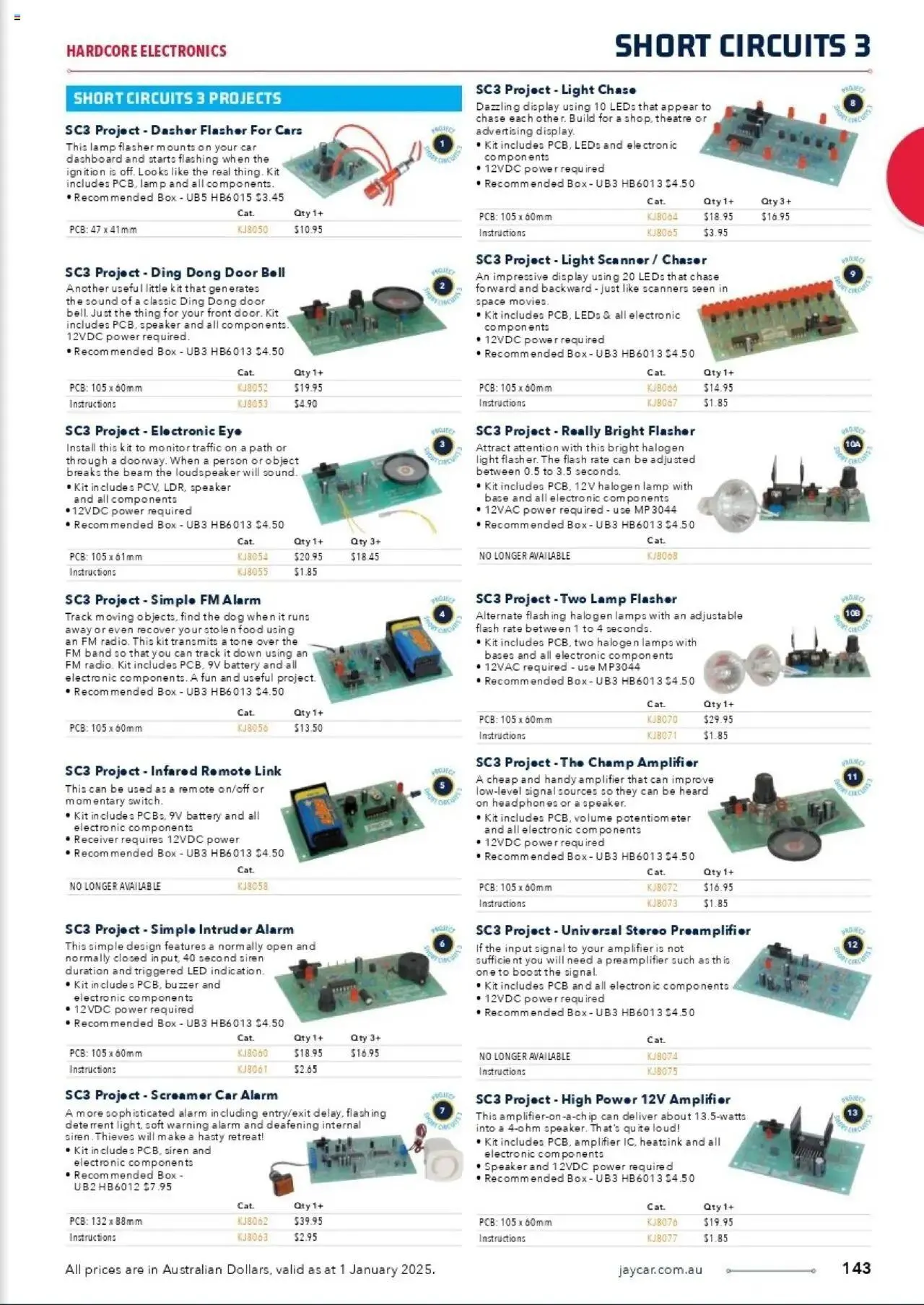 Jaycar Celebrating 40 Years in Electronics - Catalogue valid from 1 January to 29 August 2025 - page 121