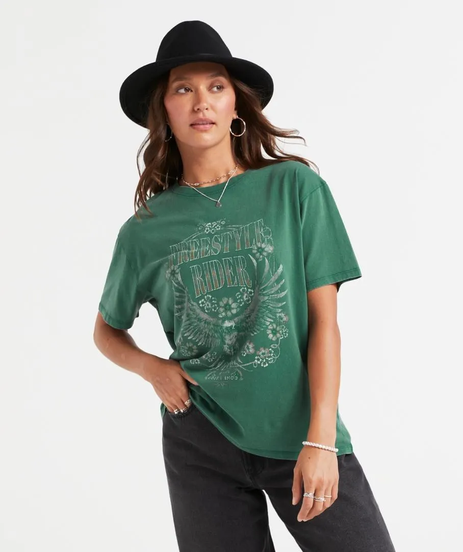 FREESTYLE RIDER OVERSIZED GRAPHIC TSHIRT