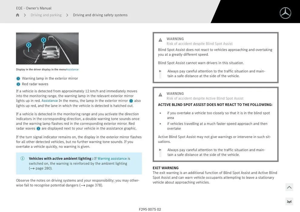 EQE Sedan - Catalogue valid from 11 September to 11 September 2025 - page 429