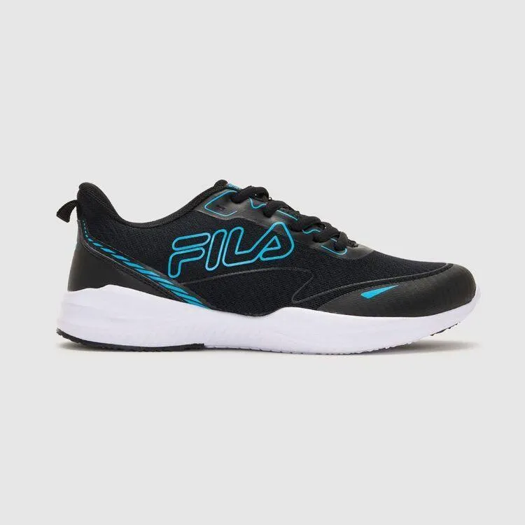 FILA Women's Belluno 2 Lace Up Runner Black & Blue