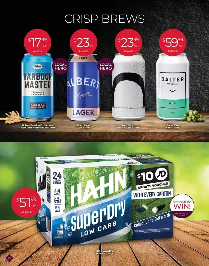 Seasonal Sips, Festive Favourites - Catalogue valid from 30 October to 26 November 2024 - page 10