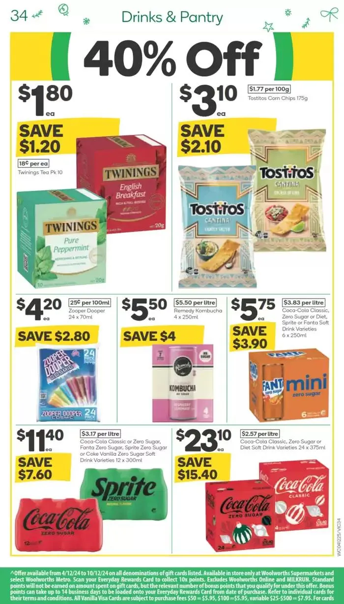 Weekly Specials - 04/12 - Catalogue valid from 4 December to 10 December 2024 - page 34