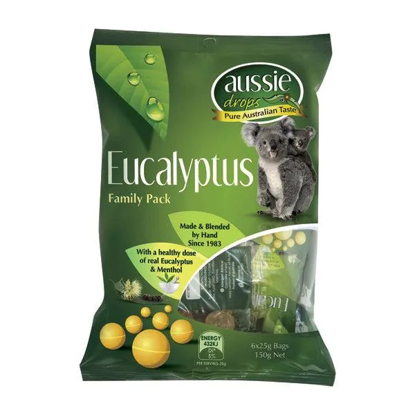 Aussie Drops Eucalyptus 150G