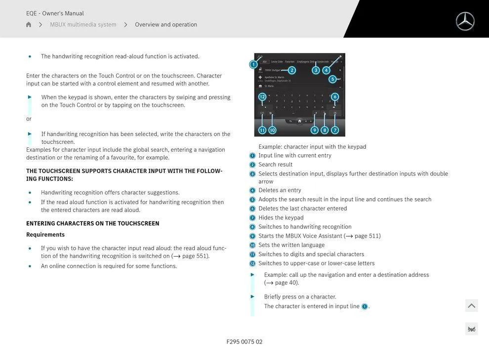 EQE Sedan - Catalogue valid from 11 September to 11 September 2025 - page 550