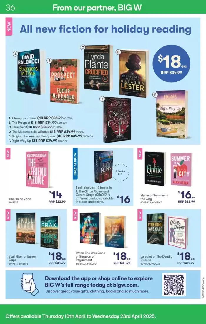 Weekly Specials - 09/04 - Catalogue valid from 9 April to 15 April 2025 - page 36