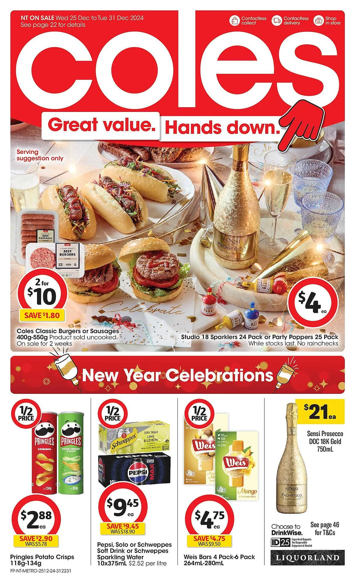 Coles catalogue - Catalogue valid from 24 December to 31 December 2024 - page 1