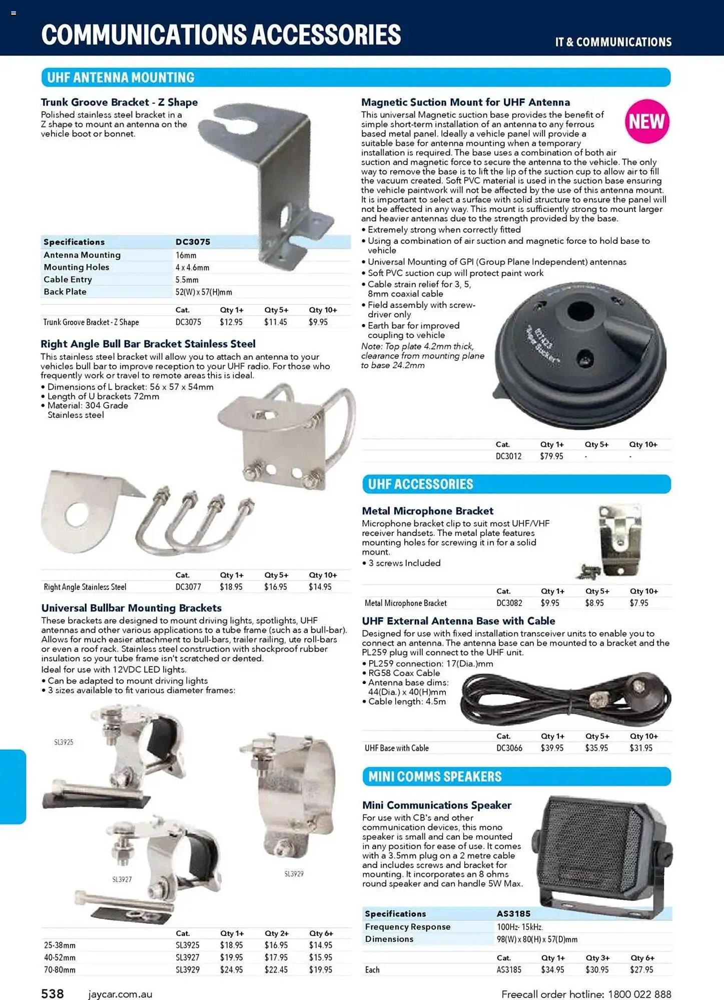 Jaycar Electronics catalogue - Catalogue valid from 8 July to 9 July 2026 - page 538
