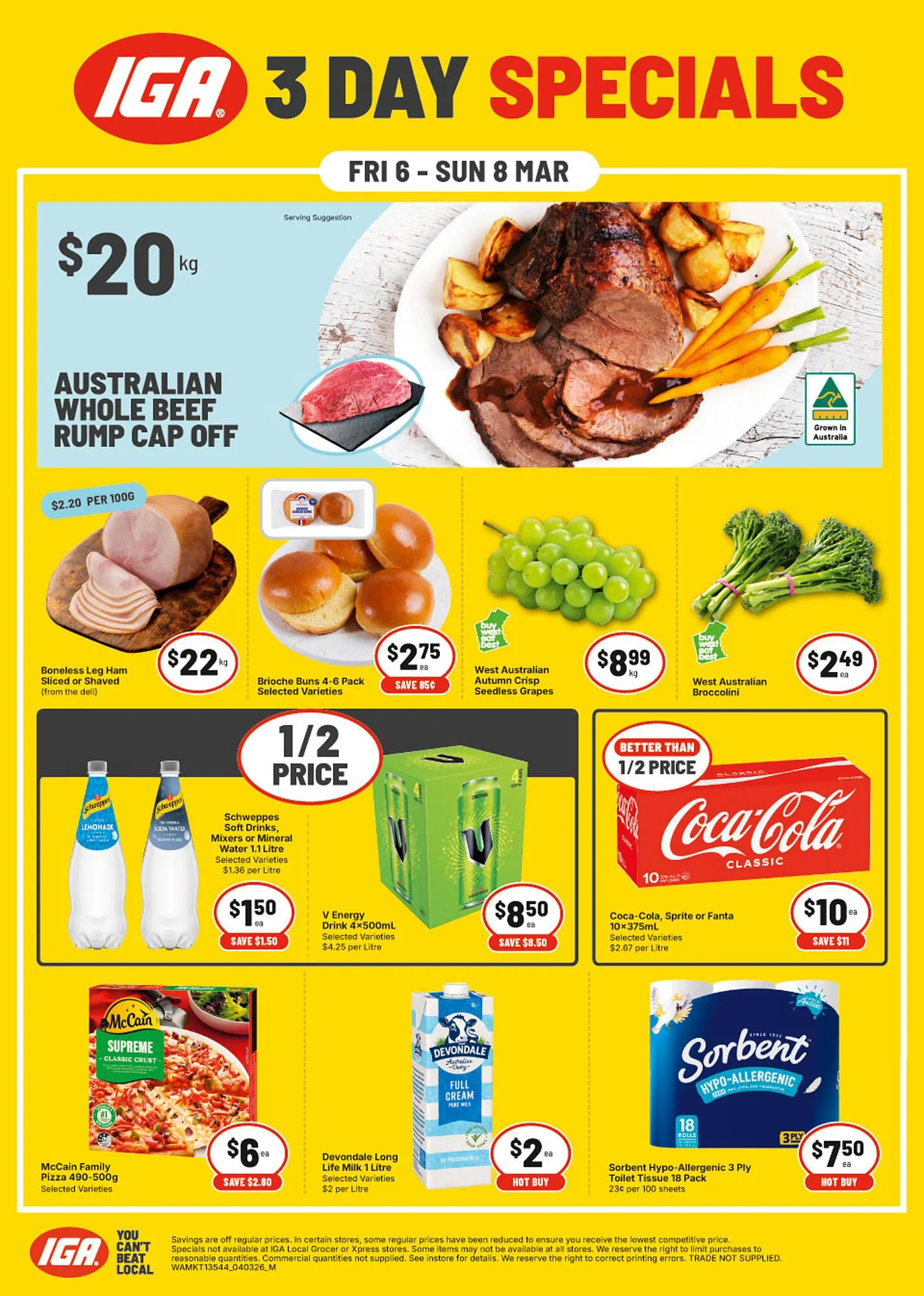 IGA catalogue - Catalogue valid from 6 March to 8 March 2026 - page 1