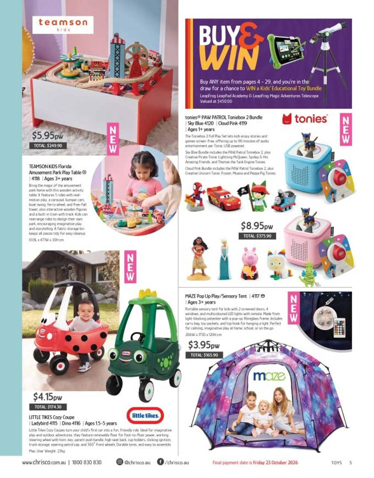 Chrisco Hampers catalogue - Catalogue valid from 26 January to 31 December 2026 - page 5