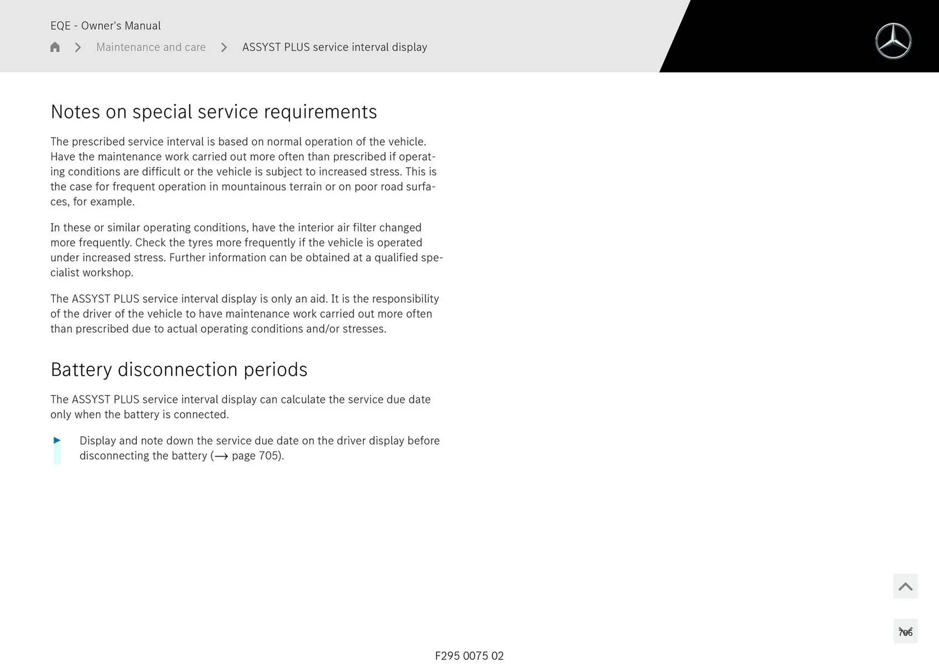 Mercedes-Benz catalogue - Catalogue valid from 11 September to 11 September 2025 - page 706