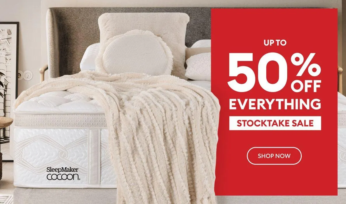 Up To 50% Off Stocktake Sale - 1