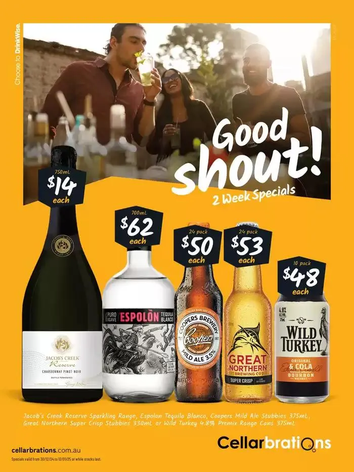 Good Shout! 2 Week Specials - NT Alice 1 - Catalogue valid from 30 December to 12 January 2025 - page 1