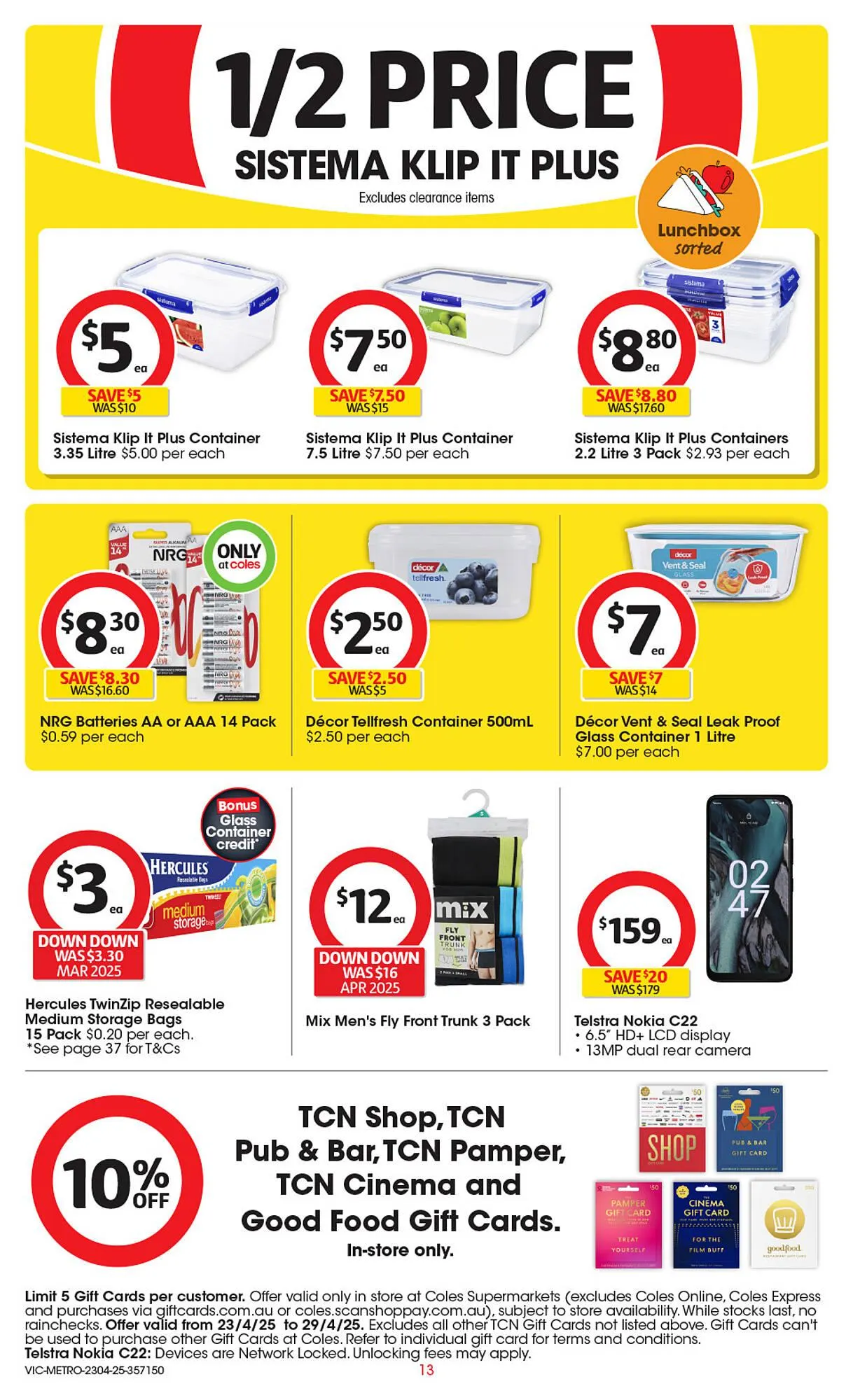Coles catalogue - Catalogue valid from 23 April to 29 April 2025 - page 14