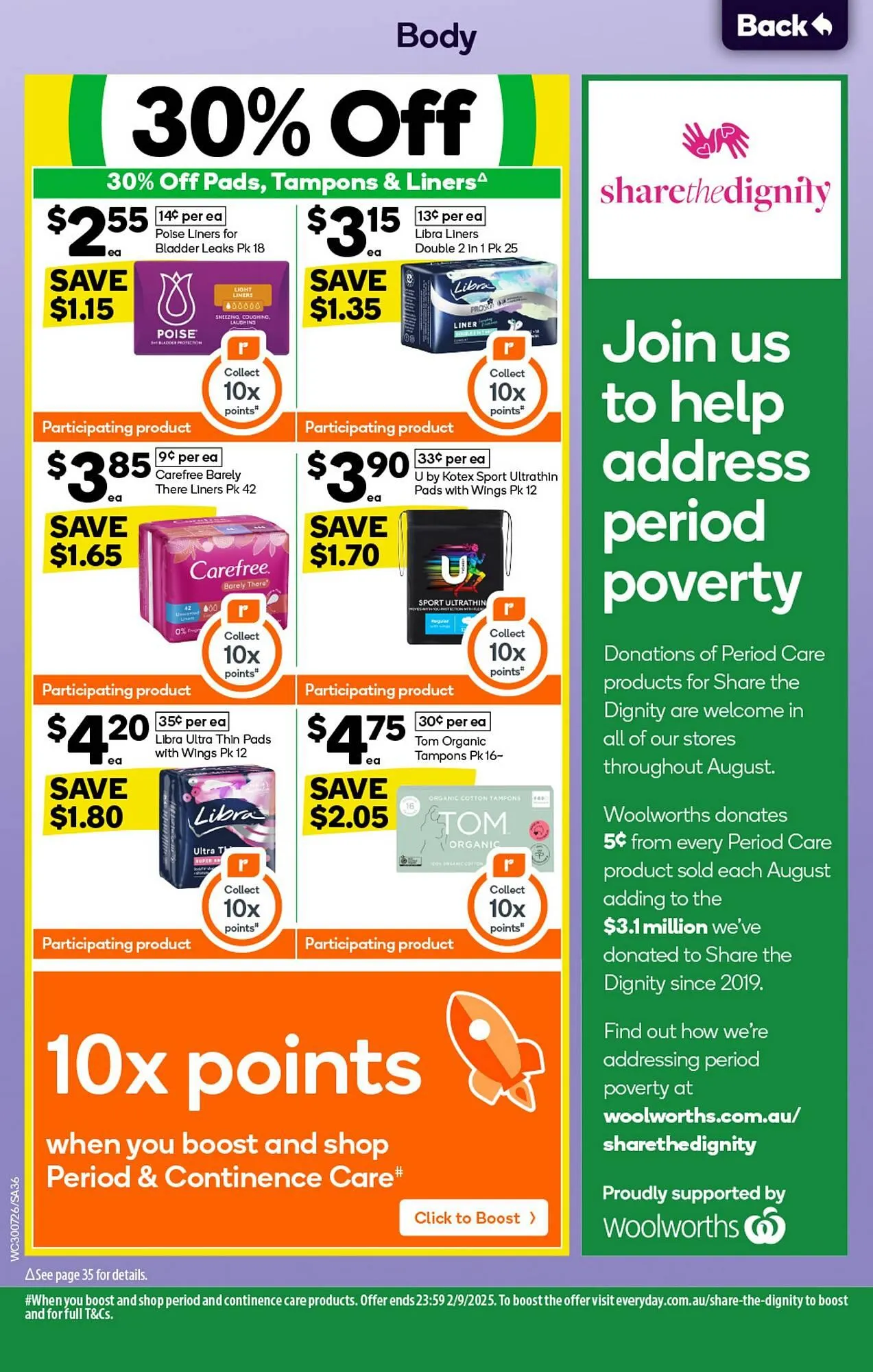 Woolworths catalogue - Catalogue valid from 30 July to 5 August 2025 - page 36