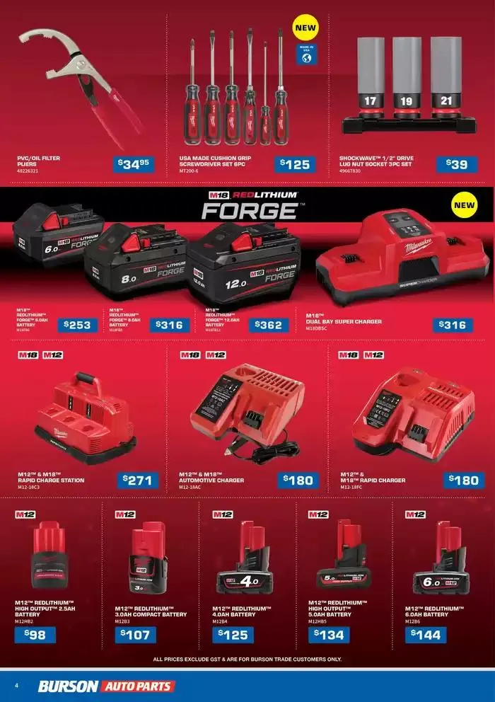  Milwaukee 5 Day Sale - Catalogue valid from 14 October to 18 October 2024 - page 4