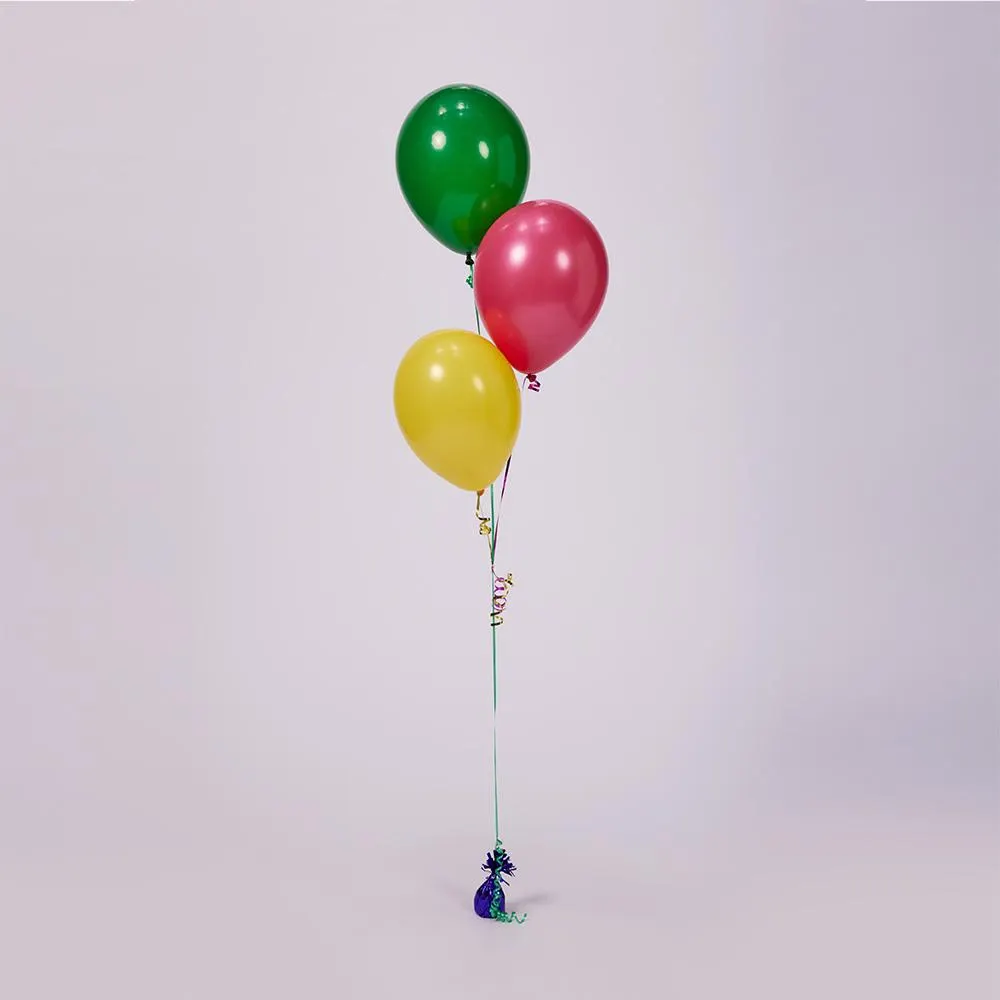 Trio Standard or Metallic Balloon Bouquet Ea