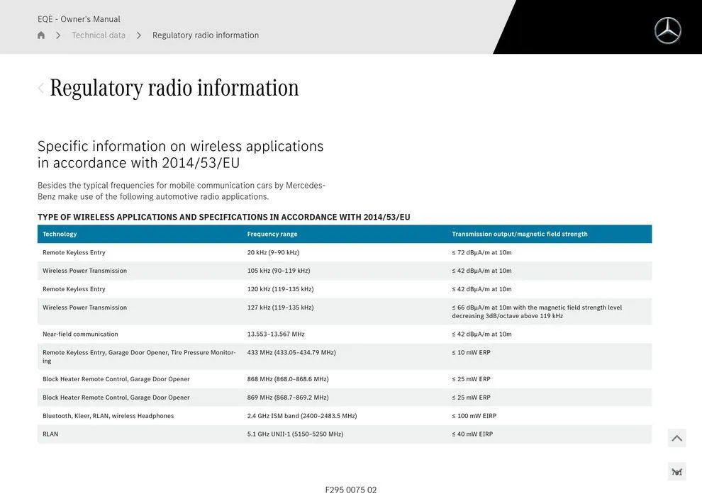 EQE Sedan - Catalogue valid from 11 September to 11 September 2025 - page 781