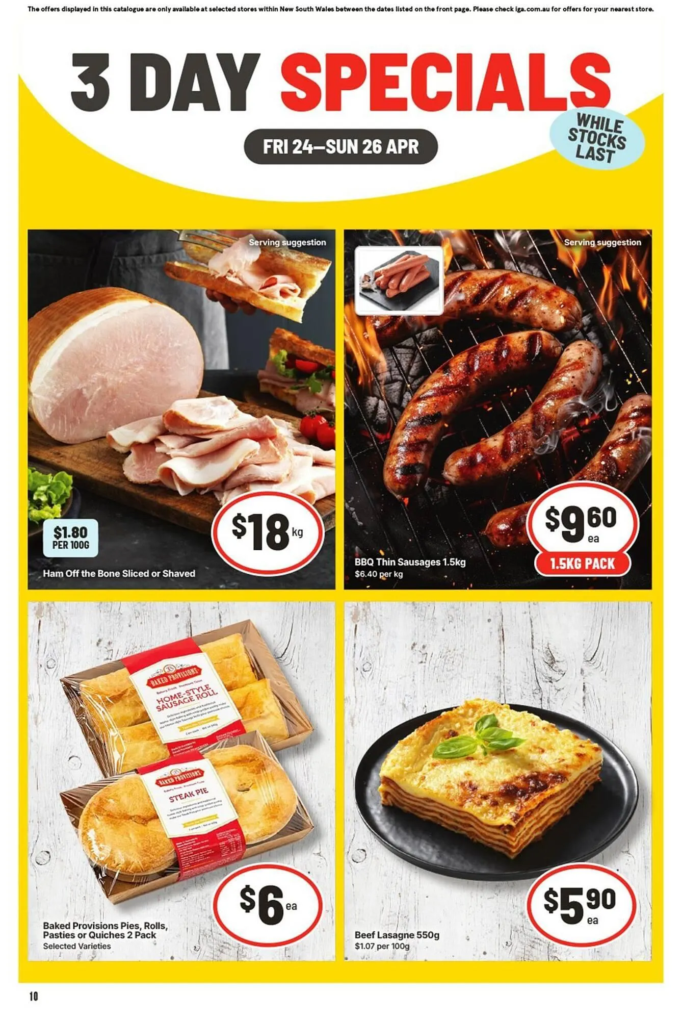 IGA catalogue - Catalogue valid from 24 April to 26 April 2026 - page 1