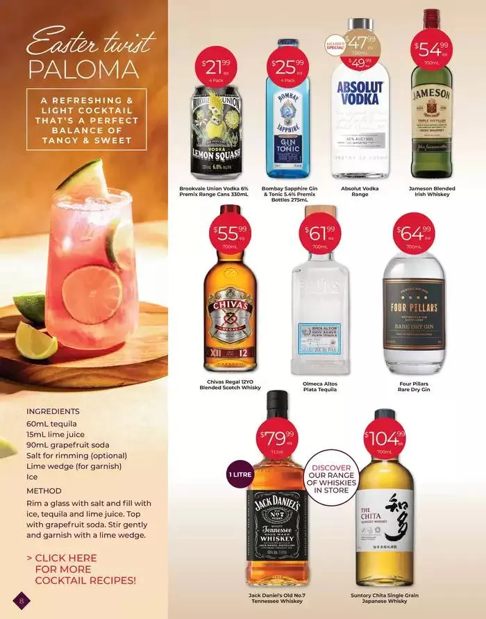 A Toast to Long Weekends - Catalogue valid from 26 March to 29 April 2025 - page 8