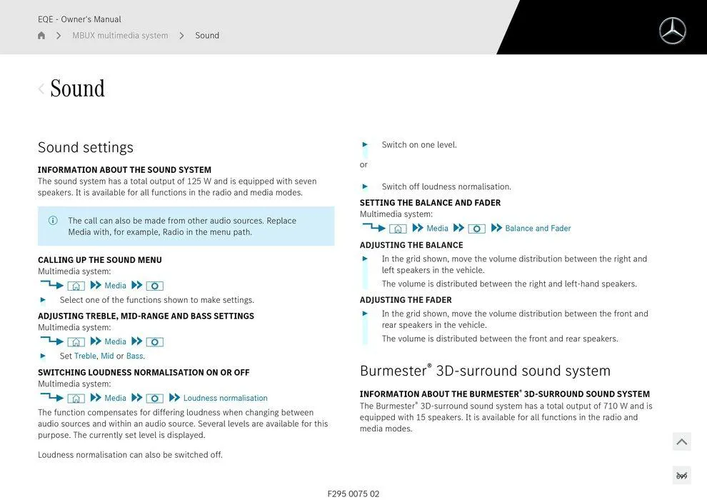 EQE Sedan - Catalogue valid from 11 September to 11 September 2025 - page 699