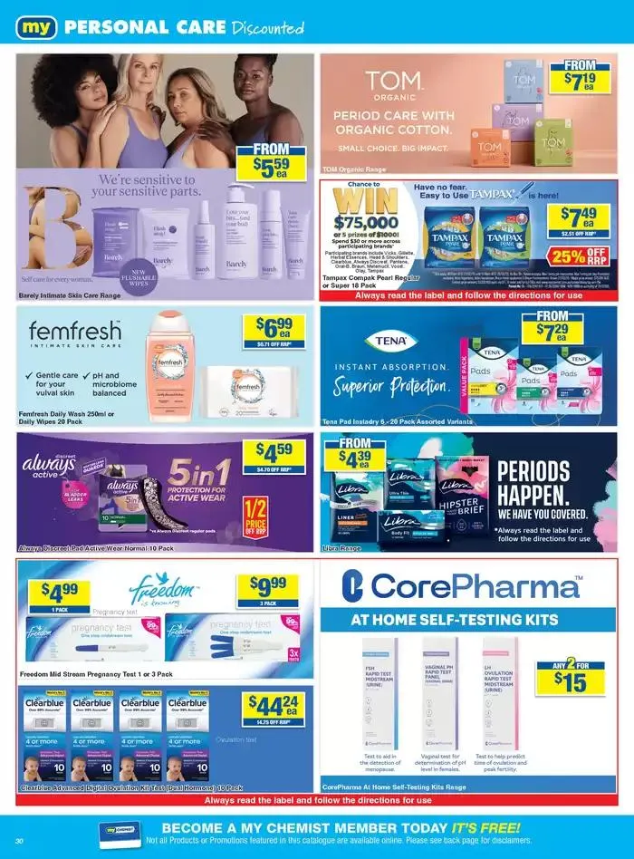 My Chemist Save Like A Champion - Catalogue valid from 27 February to 19 March 2025 - page 30