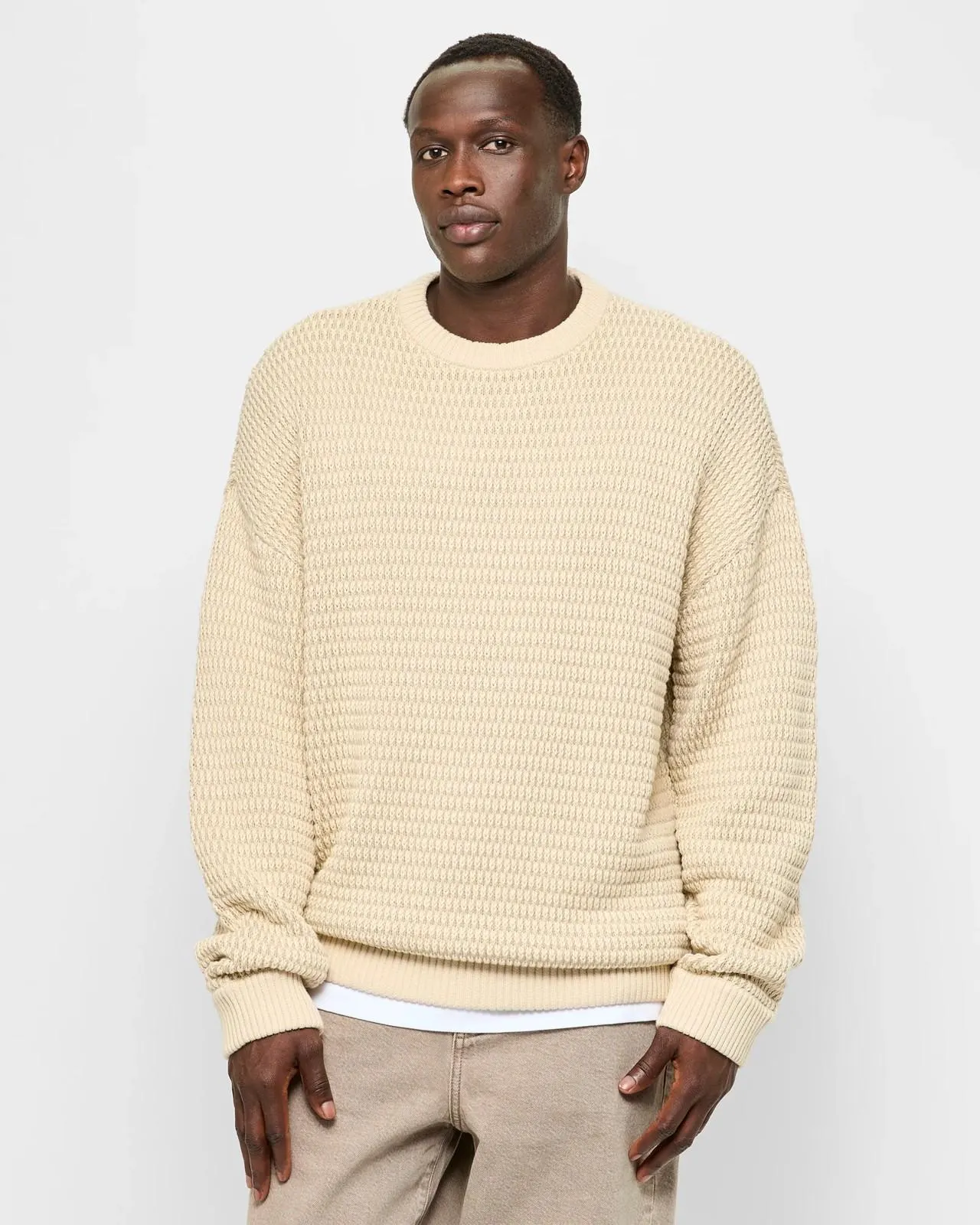Australian Cotton Knit Jumper - Commons - White