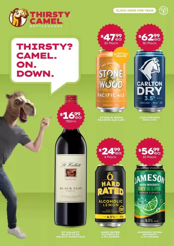 Thirsty? Camel. On. Down. QLD - 1