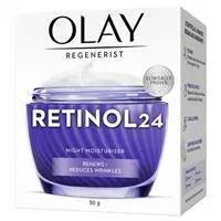 Olay Regenerist Retinol 24 Night Face Cream Moisturiser Fragrance Free 50g